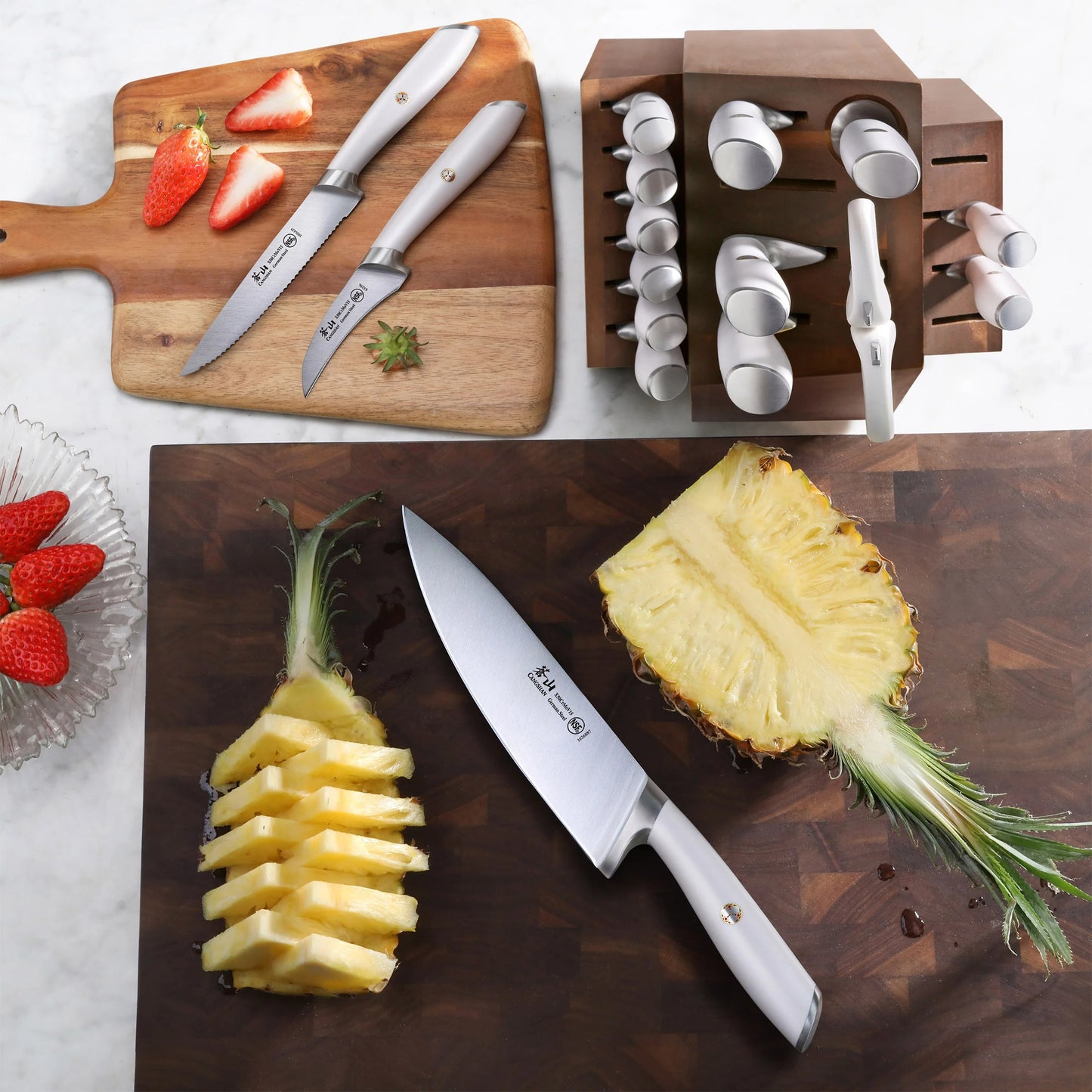 Cangshan L Series 17-Piece Shan German Steel Forged Knife Set