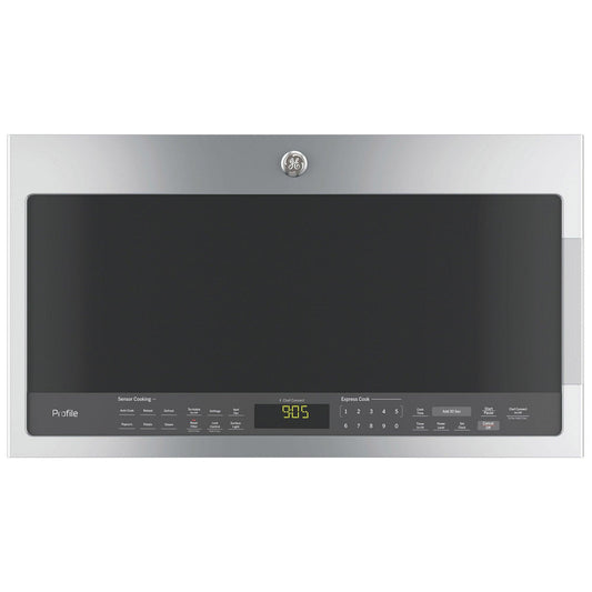 GE Profile 2.1 cu. ft. Over-the-Range Sensor Microwave Oven with Auto Cook and Steam Cook