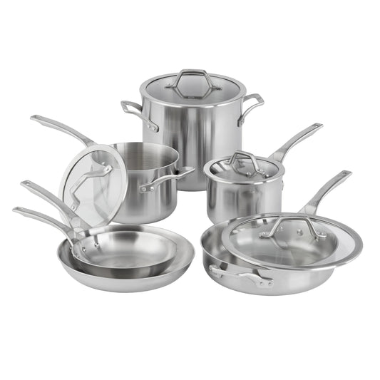 Calphalon Signature 5-Ply 10-piece Stainless Steel Cookware Set